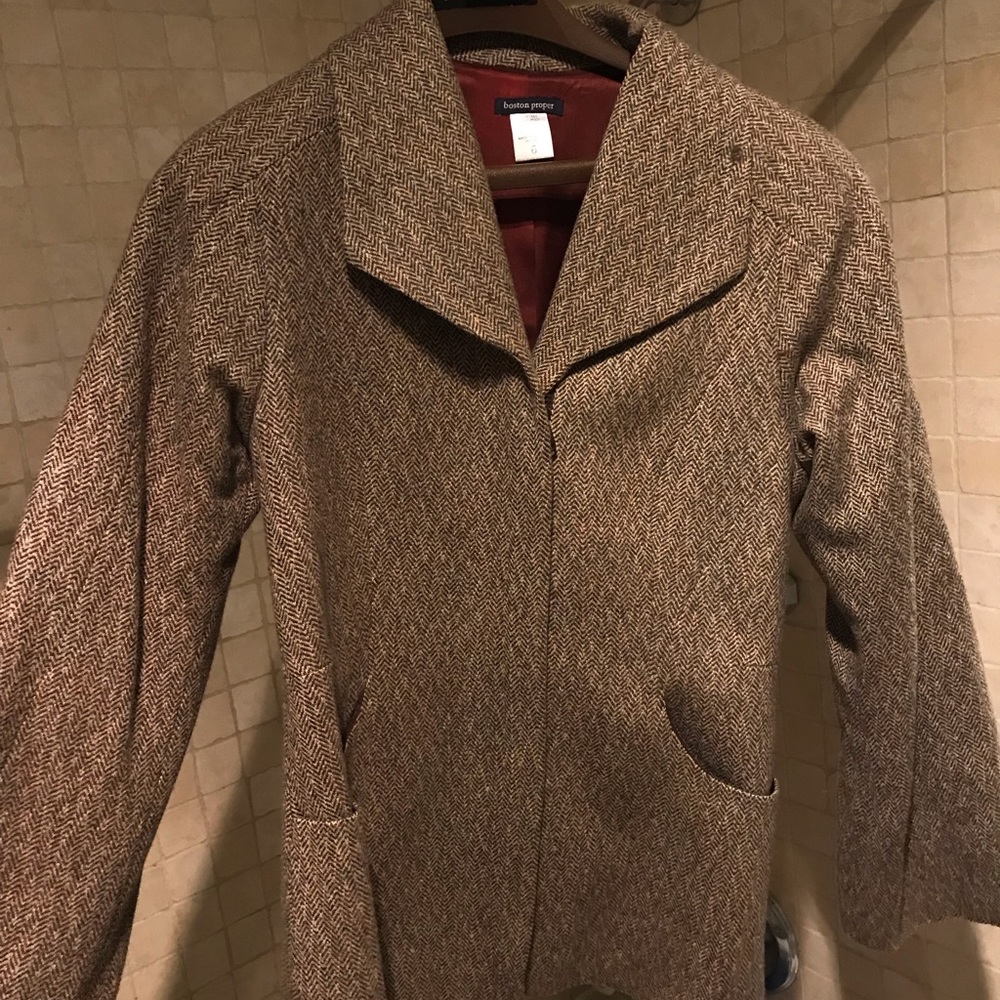 Zip up jacket 100 p wool